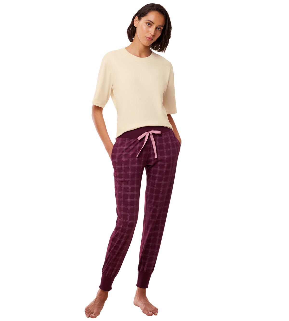 Triumph Women's Violet - Light Combination Mix & Match Trousers Jersey 02 X Pyjama Bottom, Violet-Light Combination, 36, 8 Uk