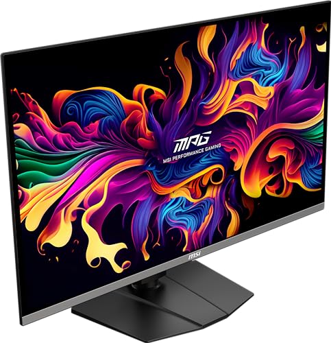 MSI MPG 321URX QD-OLED Gaming Monitor 31,5 Zoll 4K UHD – Quantum Dot OLED 3840 x 2160, 240 Hz / 0,03 ms, 99% DCI-P3, ΔE≤2, DisplayHDR True Black 400, KVM, RGB - DP 1.4a, HDMI 2.1, USB Type-C