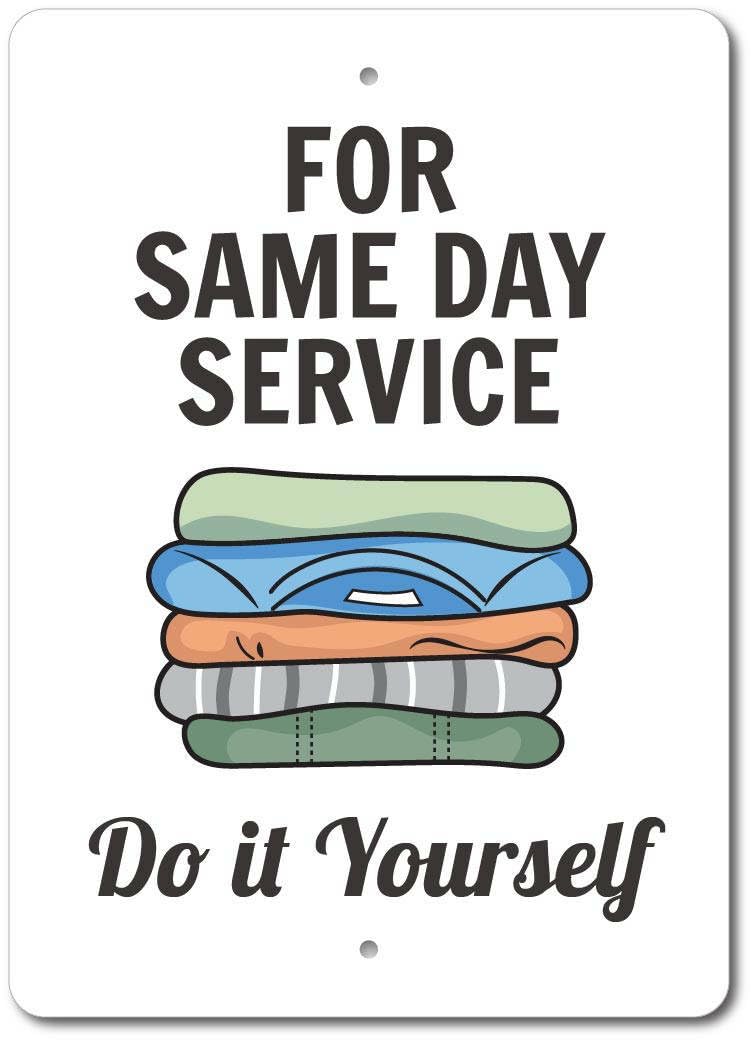Funny Laundry Sign Laundry Humor Laundry Phrase Decor Metal Sign Metal Tin Sign 8X12 Inches