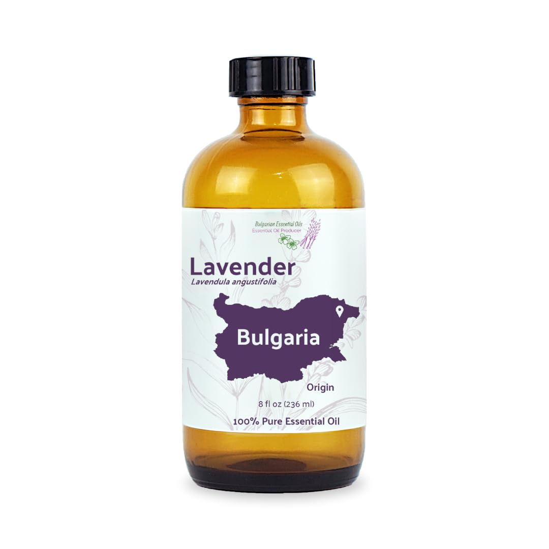 Nature Packaged Lavender Oil - Bulgarian Essential Oils - Lavender Diffuser - Pure Therapeutic Grade (8oz)
