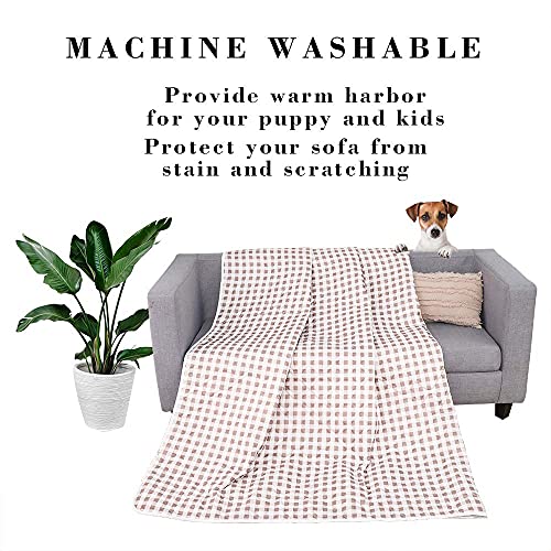 TTLUCKY Waterproof Pet Blanket for Bed Couch Sofa,Also Used As Dog Mat,Dog Bed Cover,Picnic Blanket - Image 3