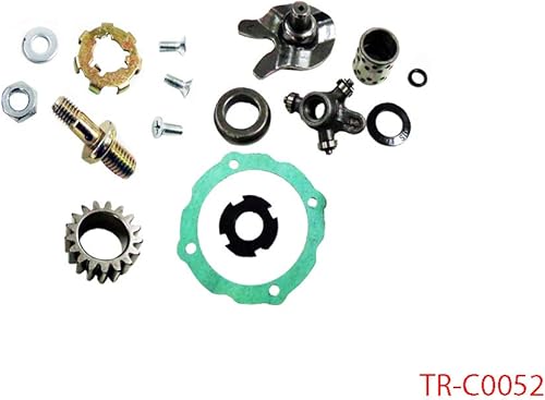 Miniatura 2 de Ensamblaje de embrague semiautomático de dientes de 18T con accesorios para 50cc 70cc 90cc 110cc 125cc 135cc ATV Quad Go Kart Dirt Bike Taotao SUNL