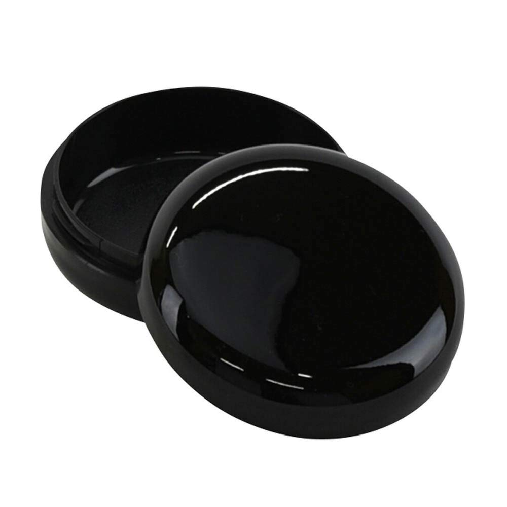Matcha Incense Burner Bowl, Plain Black Resin