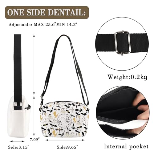 MBMSO 4th Wing Crossbody Bag 4th Wing Dragon Gifts for Dragon Lovers Fantasy Novels Gifts for FW Book Readers 4th Wing Merch2