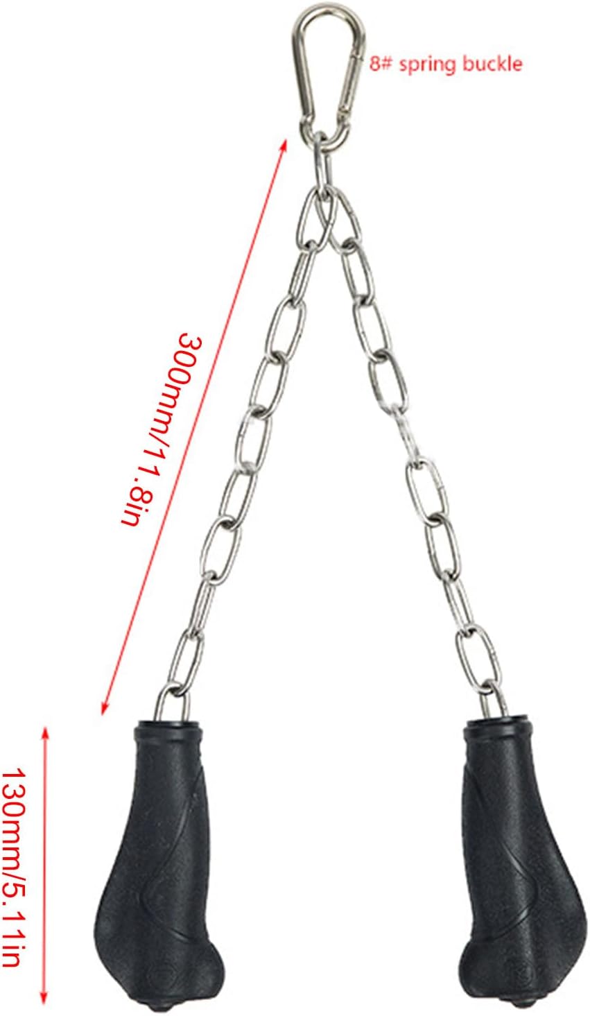 ロープケーブルアタッチメント、ジムロープアタッチメント,トリセッププルダウンロープケーブルアタッチメント - 滑り止め運動ハンドル男