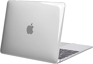 MOSISO Plastic Hard Shell Case Cover Compatible with MacBook 12 inch with Retina Display (Model A1534, Release 2017 2016 2015), Crystal Clear