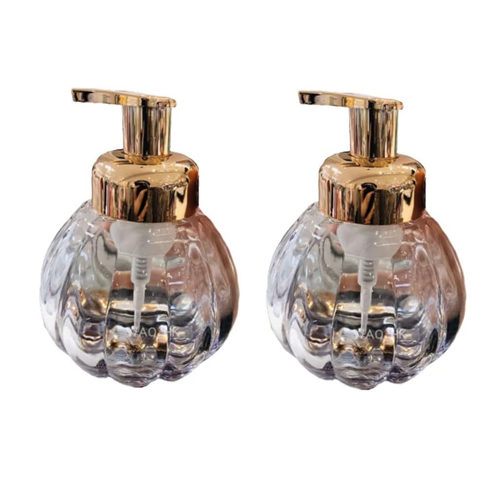 Dozownik mydła Set Van 2 Zeepdispensers 350ml/11,8oz Harsen Navulbare Hand Zeepdispensers Met Roestvrijstalen Pomp Zeeppomp do łazienki