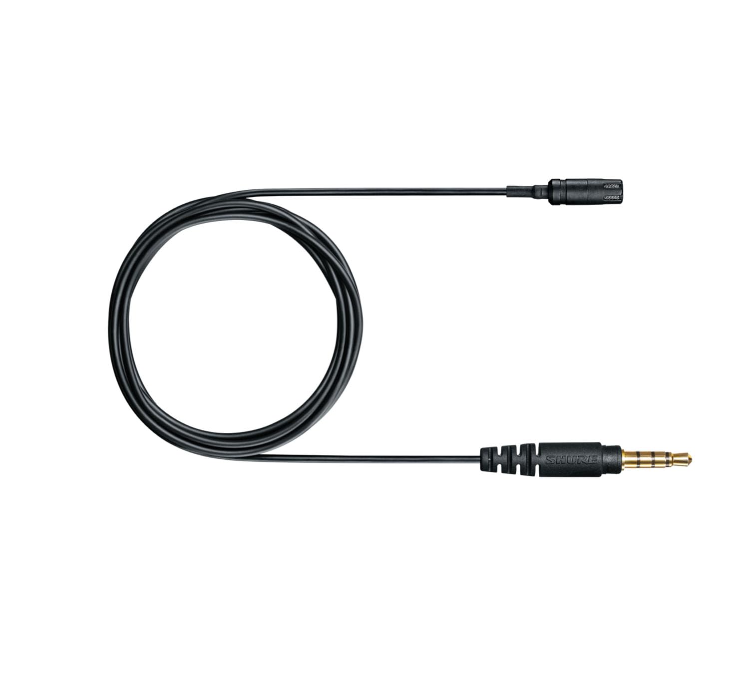 SHURE MVL CLIP-ON MICROPHONE 変換付き Shure MVL/A Omnidirectional Condenser Lavalier Microphone (Black