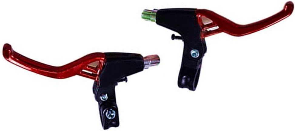 JIANZHENKEJI2 Pieces Bike Brake Lever Mountain Bicycle Brake Levers Handle Cycle Handle,Red
