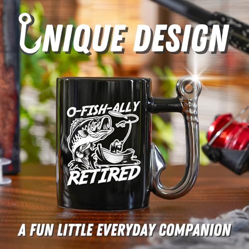 Taza de cerámica para pesca y jubilación miniatura 2