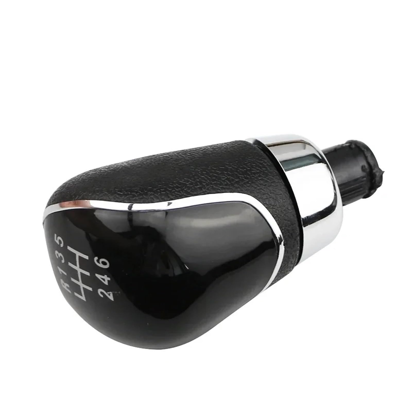 EHWLFVX Car Gear Shift for Focus 2 MK2 3 MK3 for Fiesta MK7 for Kuga for Escape 5/6 Speed MT Gear Shift Knob(6 Speed Black)