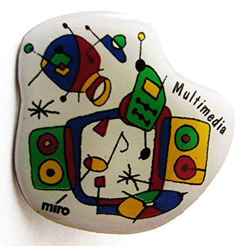Miro Multimedia Abstrakt Anstecker 25x25 mm