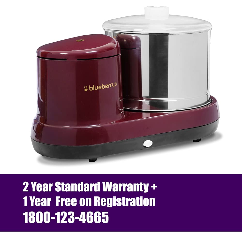 Blueberry's Wet Grinder - 2L Cherry Red -2