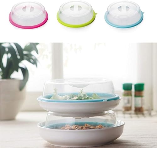 Miniatura 7 de Cabilock Cubierta antisalpicaduras para microondas, cubierta para platos de microondas, cubierta de salpicaduras, cubierta de placa, tapa de