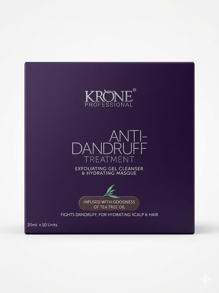 Anti-Dandruff Treatment Kit | Exfoliating Gel Cleanser & Hydrating Masque | Tea Tree Oil | Dandruff Control, Itch Relief & Scalp Care | For Men & Women