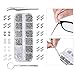 Produktbild Reparatur-Set für Brillen, inklusive Schrauben, Schraubenzieher, Pinzetten,  Silikon-Nasenbrücken, ideal für Brillen und Uhren, 1100 Teile