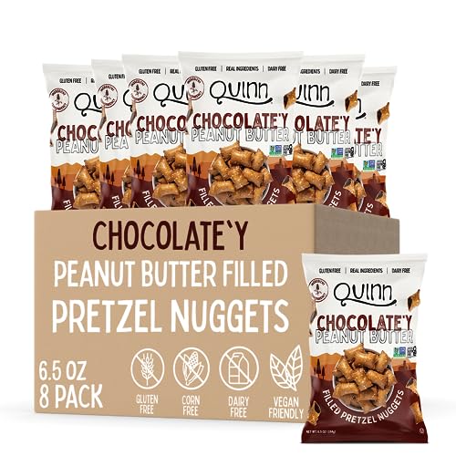 Quinn Dark Chocolate'y Peanut Butter Filled Pretzel Nuggets Made with
