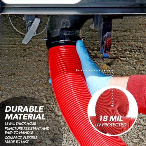 Valterra EZ Coupler 20-Foot RV Sewer Hose Kit
