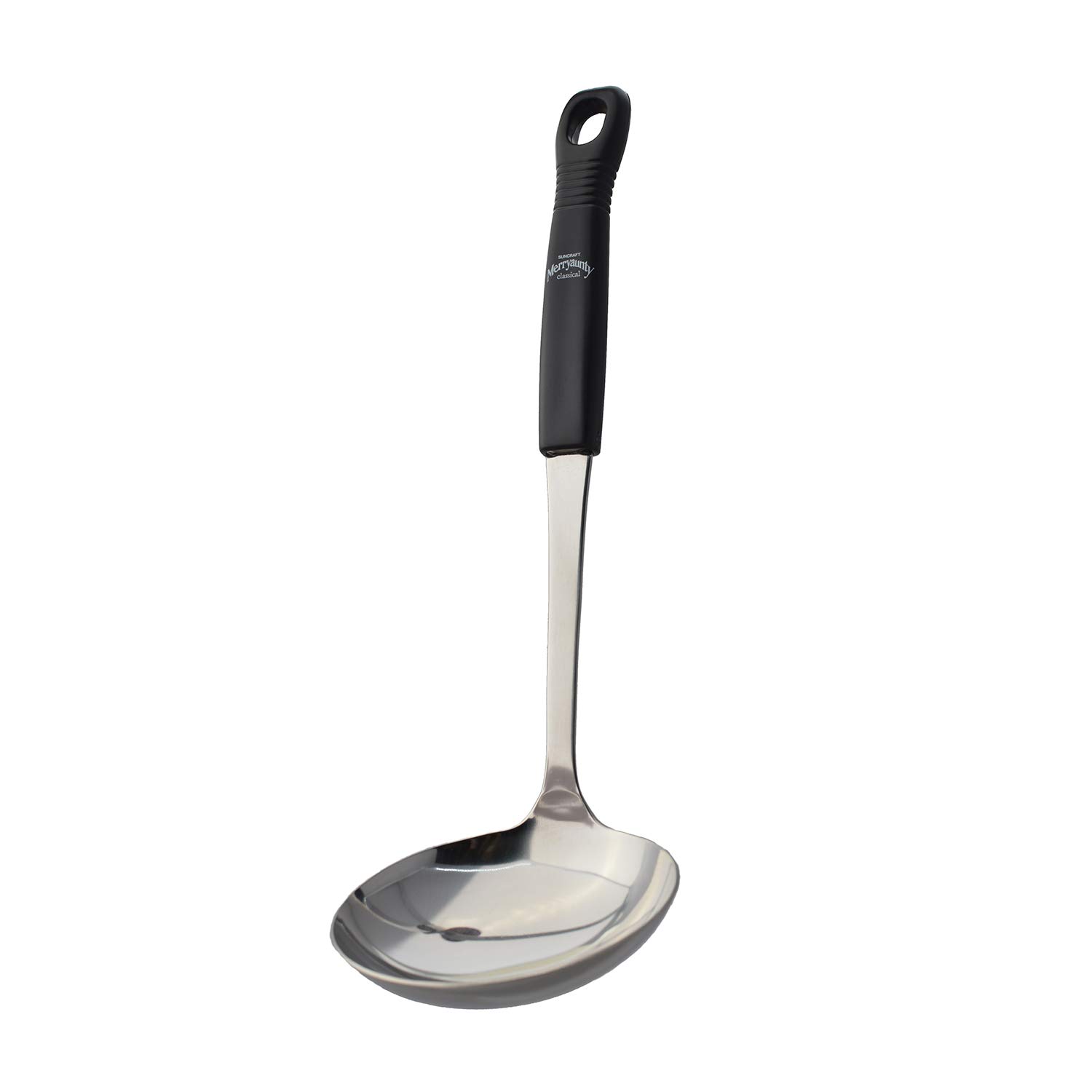 サンクラフトSuncraft MA-01 Stainless Steel Ladle, Medium, Made in Japan, Melianti, Black