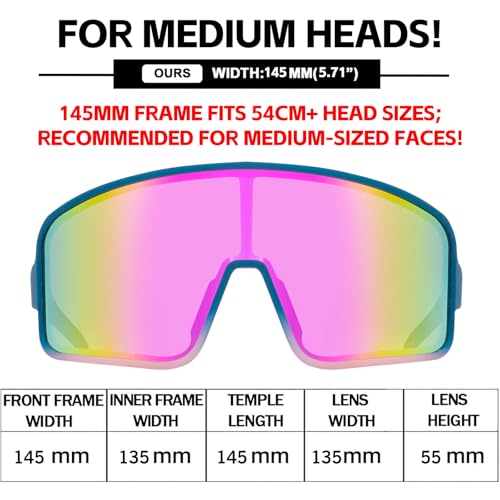 Image of MAXJULI Polarized Sunglasses for Men Women, Windproof Outdoor Sports Cycling Running UV400 Protection Sun Glasses 8121