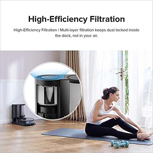 Image of roborock Auto-Empty Dock, Automatic Dust Collection, 3L Dust Bag Holds up to 60 Days of Dust, App-Controlled, Suitable S7, S7MaxV Robot Vacuum, Black