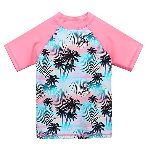 Girls Rashguard Swimsuits Size 14-16 Girls' UPF 50+ Rash Guard
