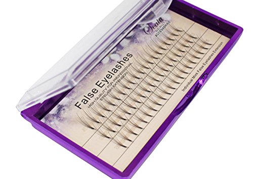 Scala Eyelash Extensions Russian Volume 5D Fans Phoenix Tail Design Individual False Eyelashes Cluster Thickness 0.07mm C Curl 8-15mm to Choose (14mm)