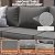 UDPATIO 6 Piece Patio Furniture Set 7 Seats Wicker Outdoor Furniture Set, Thick Cushions Patio Couch Chair with Ottoman & Storage Table for Porch, Balcony