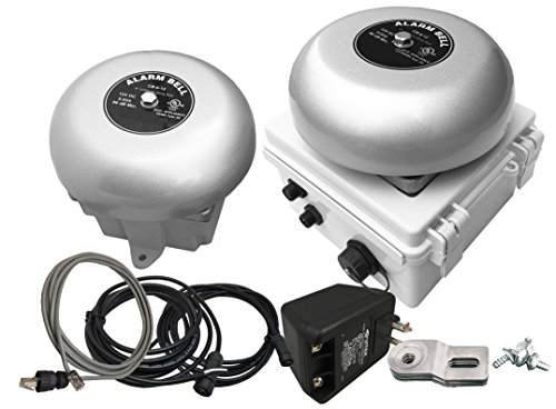 Linortek Netbell-K-E1 All-in-One TCP/IP Loud Electric School Factory Warehouse Break Alarm Bell System Automatic Programmable Bell Timer Software Web-Based Bell Controller w/One External Bell