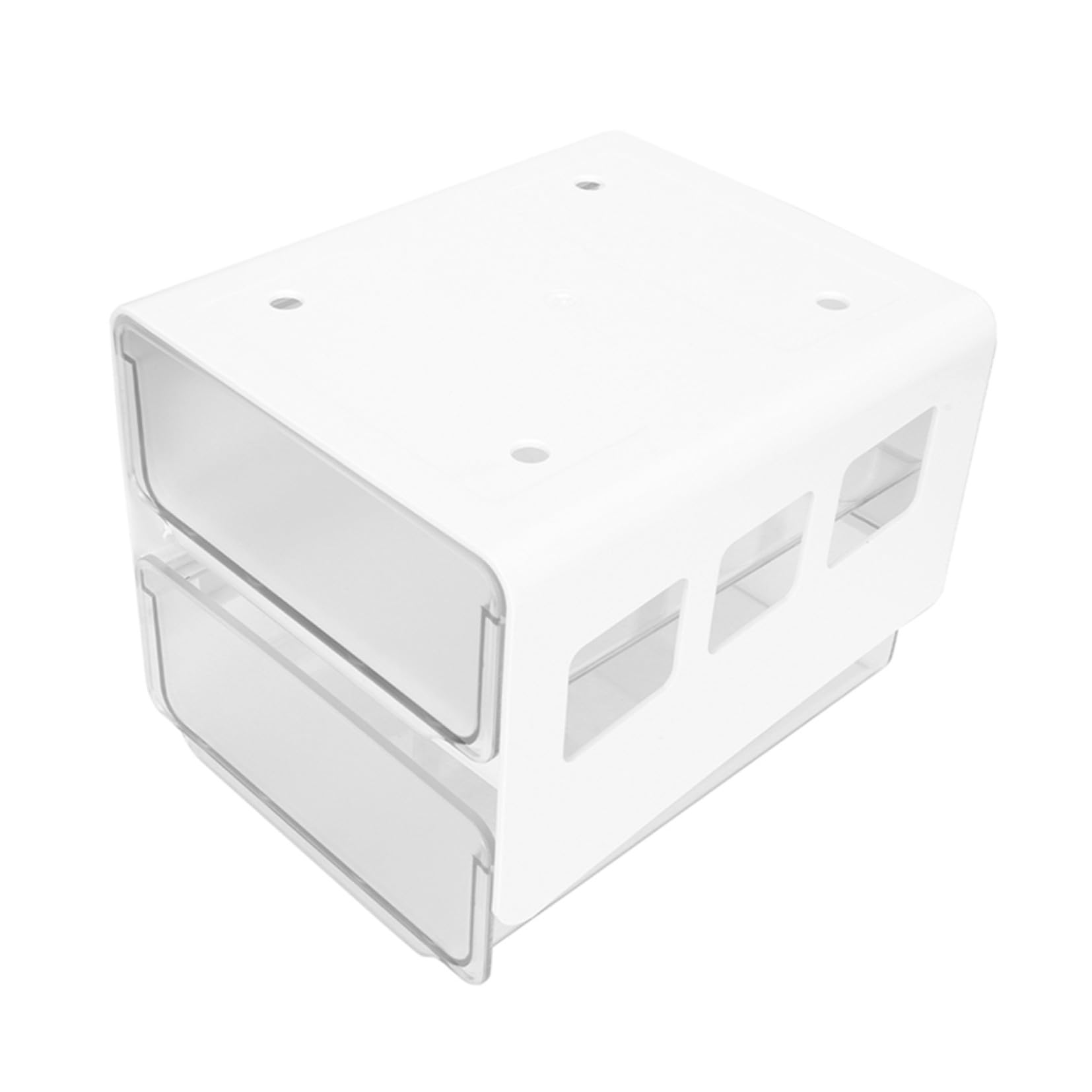Organisateur de bureau blanc BETOOKY en ABS et PS rigide au design épuré