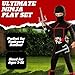 Liberty Imports Ninja Warrior Toy Weapons Role Playset - Kids Pretend Play Dress Up Costume Accessories Set for Children Pretend Play Battles (Set 1)