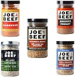 Joe Beef Spice Ensemble de variétés de Montréal-Fabriqués en assaisonnement. Comprend le pays, le mélange de bouchers, le poisson & Produits de la mer, poulet & BBQ Rub, fièrement fabriqué au Canada 5