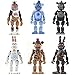 FNAF Actionfiguren Five Night at Freddy's bewegliche Action-Figur, Schreibtisch-Ornamente, Kindergeschenk, Neujahr, 6 Stück