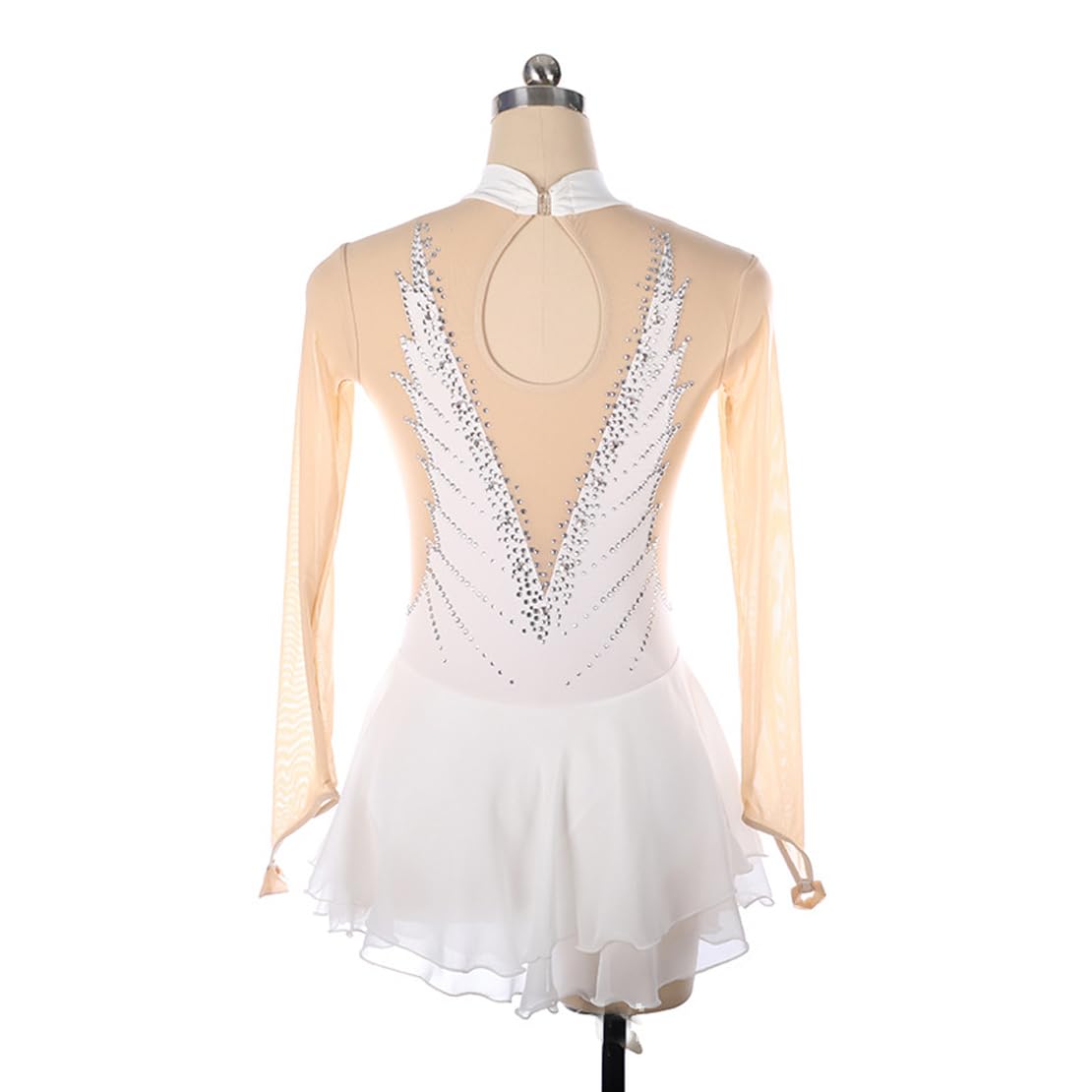 Vestido de Patinaje Artístico para Mujer, Maillot Gimnasia Ritmica, Traje de Competición de Baile de Ballet, Maillot Patinaje Artistico Niña