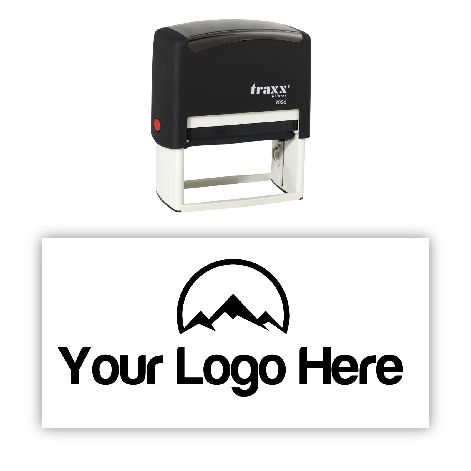 Personalised Full Logo Stamp - Traxx 9026 75x38mm