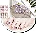 1 pièce 3D Nail Art Stickers Pieds Nail Art Stickers Prime Nail Art Gel Stickers Autocollants Autocollants Pour Ongles Pieds Idéal pour Nail Art Pieds