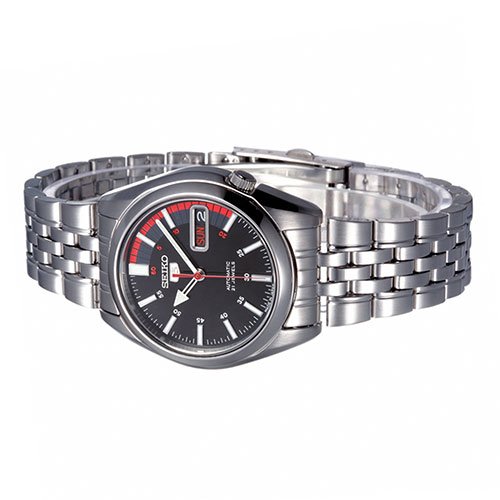 Image of Seiko Series 5 Automatic Black Dial Men's Watch SNK375J1