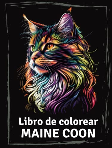 Libro de colorear Maine Coon: Libro de colorear para amantes del Maine Coon con 75 páginas únicas e inspiradoras.