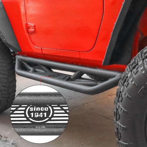 Estribos laterales compatibles Jeep Wrangler JK 2007-2018 miniatura 3