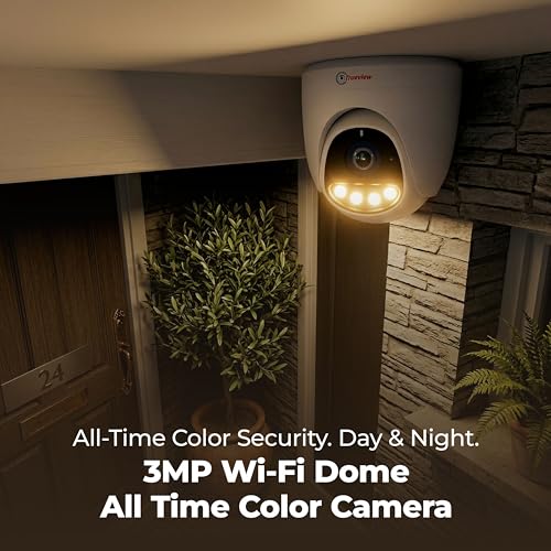 Image of Trueview Smart Security Camera Wi-Fi 3MP CCTV Dome Camera for Home | Shop | Office | Farm | Construction Site | Wireless Camera (T18294S-Trueview 3MP WiFi Dome STQC)