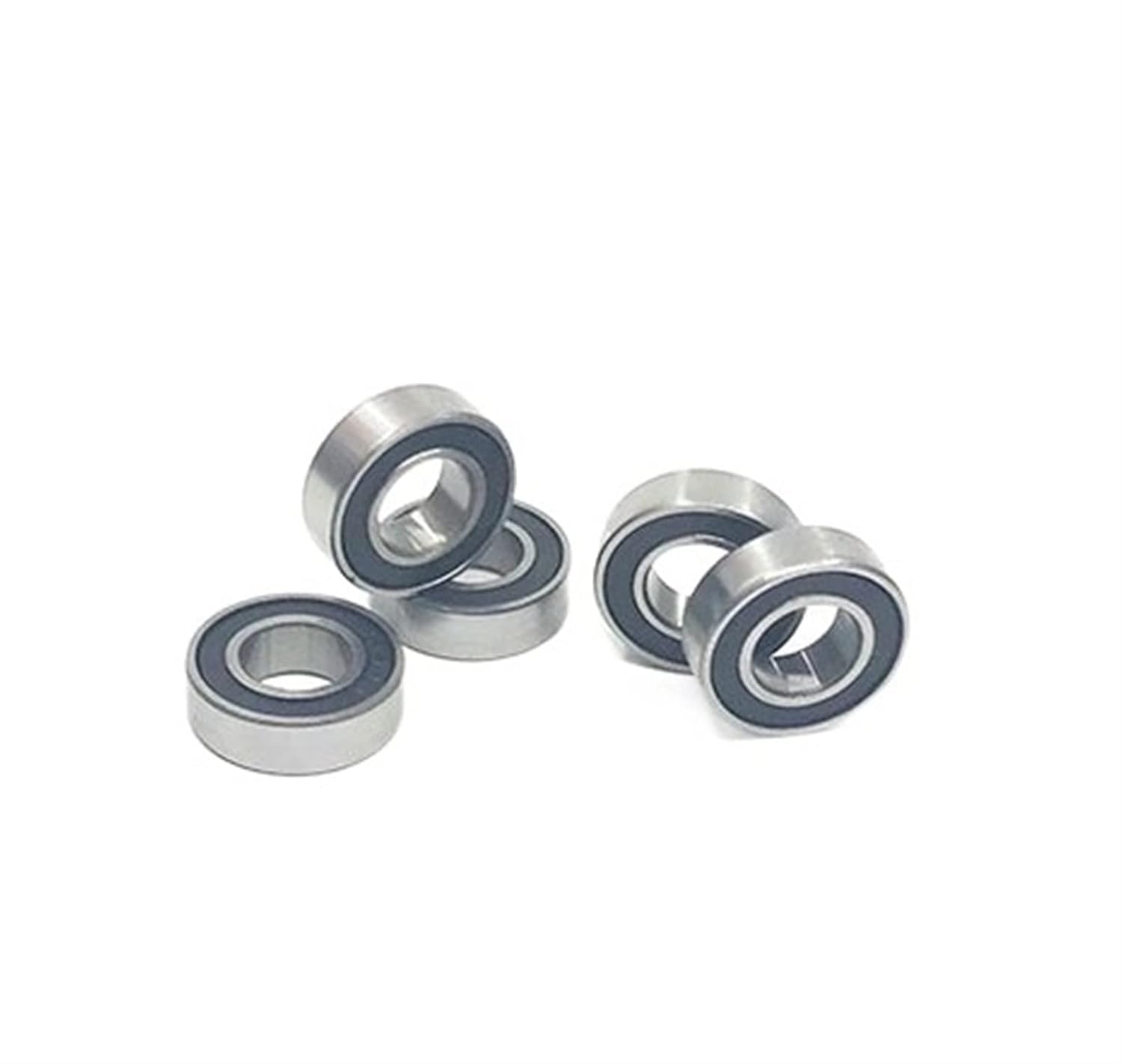 Rodamientos de Bolas, Rodamientos de Bolas sellados, Rodamientos rígidos de Doble Sello de Goma 10 Piezas 698-2RS 8x19x6 mm Rodamientos en Miniatura de rodamientos de Bolas sellados de Goma