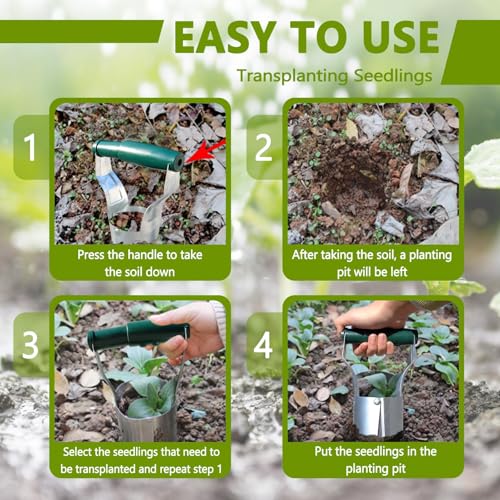 Herramienta para Plantar Bulbos de 4 Pulgadas miniatura 3
