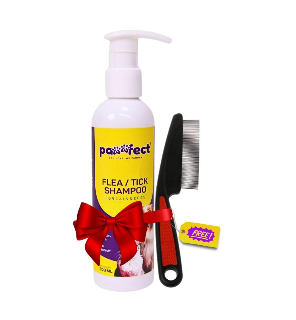 See full amazon price history chart for Pawwfect Flea & Tick Dog/Cat Shampoo with Free Flea Comb: Effective Pest Protection for Happy and Healthy Pets Pawwfect Flea & Tick Dog/Cat Shampoo with Free Flea Comb: Effective Pest Protection for Happy and Healthy Pets (B0CSKD4968) Amazon Price History, Amazon Price Tracker