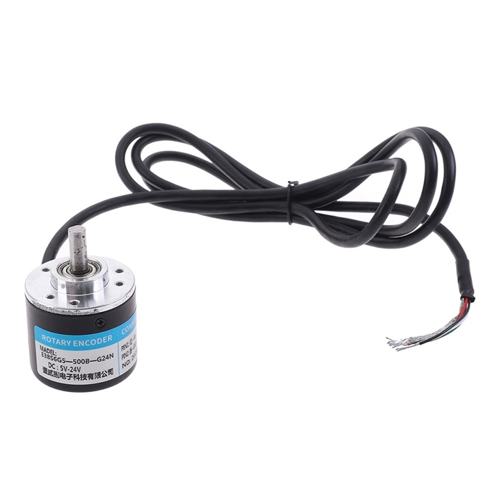 AB Phase for 100/200/360/400/500/600 Photoelectric Encoder P/R Photoelectric Incremental Rotary 5 V -24 V1-5000 P/R Encoder(500pr)