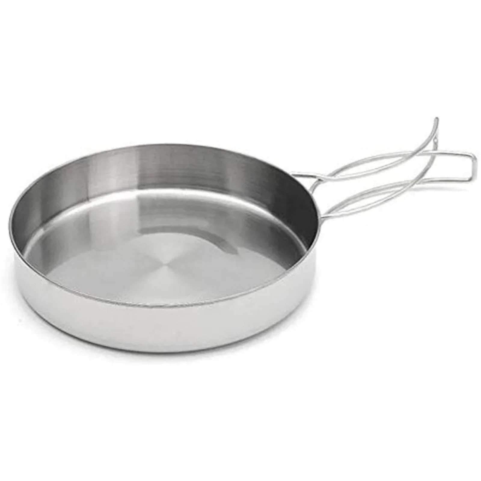 8-teiliges ultraleichtes Edelstahl-Campingkochgeschirr-Set, Mini-Topf/Pfanne/Schüssel/Becher mit Deckel, tragbare Picknick- und Wanderausrüstung