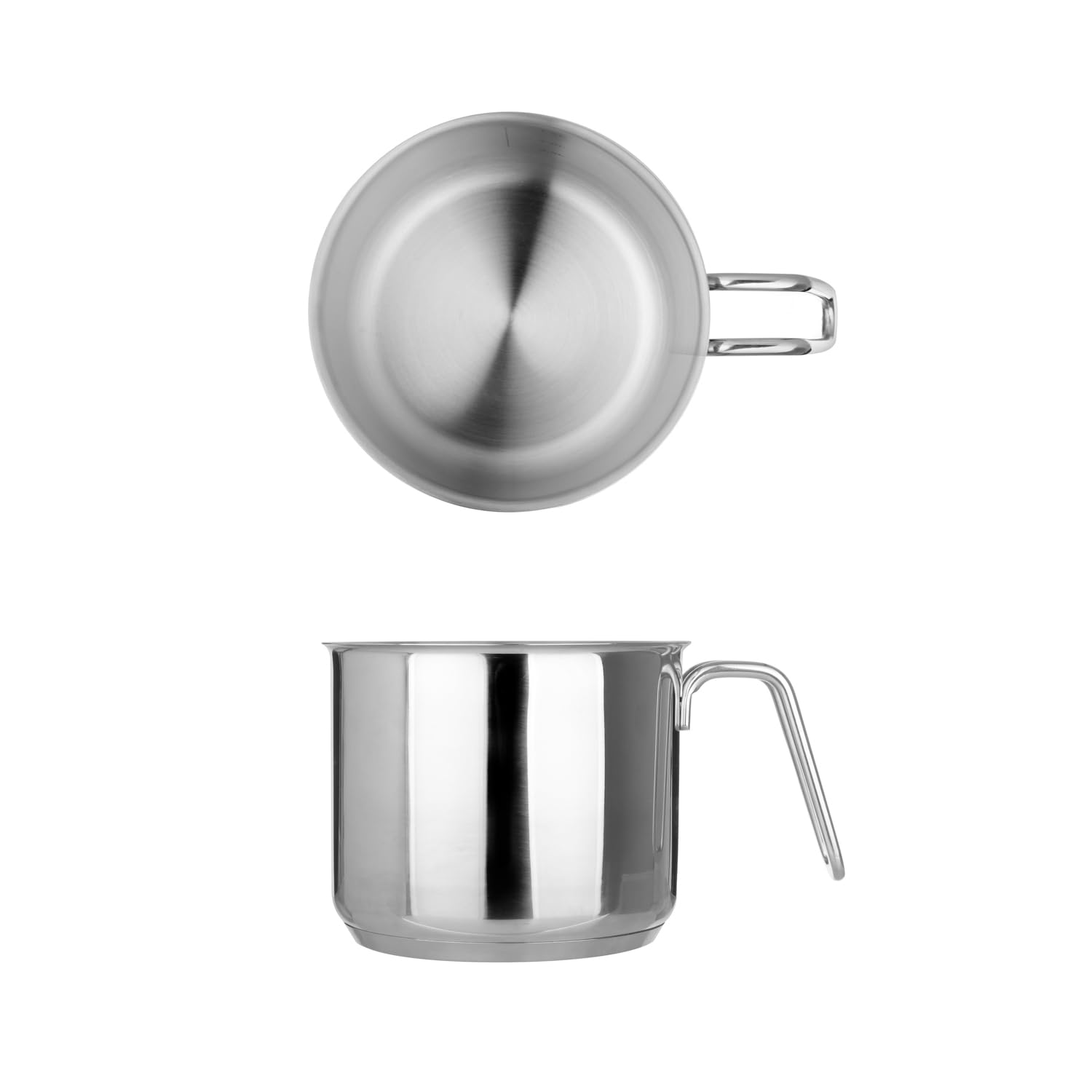 Moneta Allegro Bollilatte 14 cm in Acciaio Inox per tutti i Fuochi 1.8 Litri