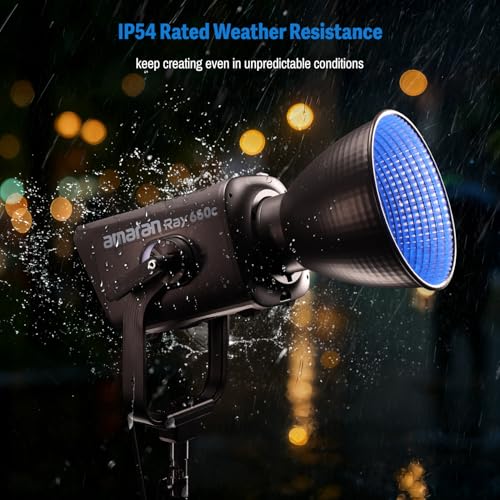 Image of amaran Ray 660c RGB LED Video Light 660W APP /DMX Control 12 Effects