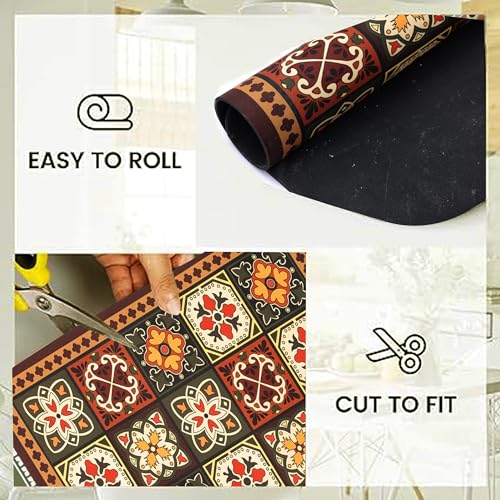 Image of HomeCloud Dish Drying Mat for Kitchen Counter - Super Absorbent, Non-Slip & Heat-Resistant - Quick Dry Rack Pad for Dishes, Utensils, Coffee Maker - Stain-Hiding Design (Coffee)