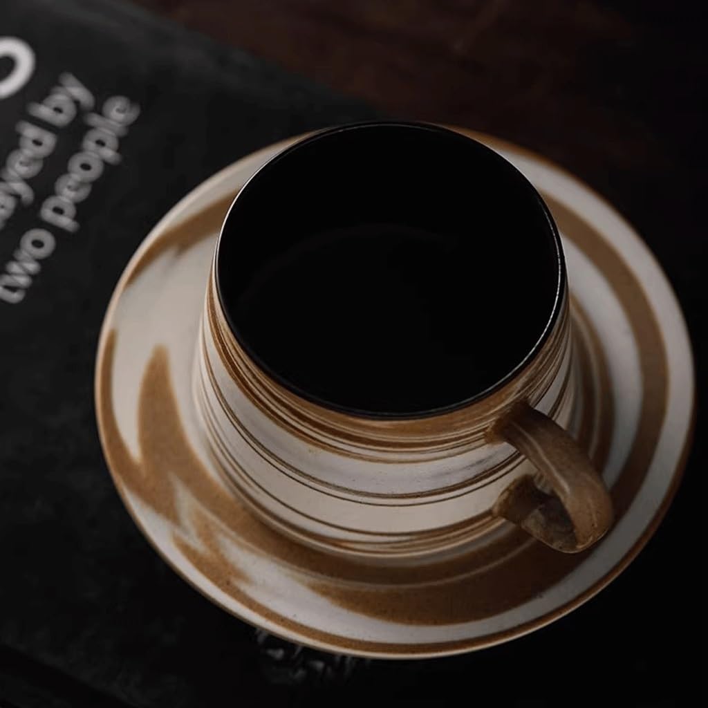 Tazas Cafe Taza De Café Vintage Cerámica Hecha A Mano Con Agua Mug Cups