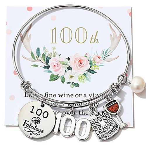 Image of Silver /14k Gold Plated Birthday Bracelet, Natural Healing Crystal Bracelet Gifts for Her Birthday for Daughter Granddaughter Friends Mom Grandma Sister